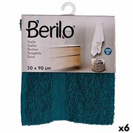 Badhanddoek Blauw 50 x 90 cm (6 Stuks) 1