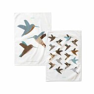 Keukendoek HappyFriday Colibri delphinae Multicolour 70 x 50 cm (2 Stuks) 1