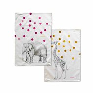 Keukendoek HappyFriday Savanna Multicolour 70 x 50 cm (2 Stuks) 1