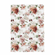 Keukendoek HappyFriday Autumn floral Multicolour 70 x 50 cm (2 Stuks) 2