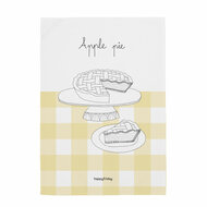 Keukendoek HappyFriday Apple pie Multicolour 70 x 50 cm (2 Stuks) 3