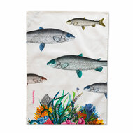 Keukendoek HappyFriday Fish Multicolour 70 x 50 cm (2 Stuks) 2