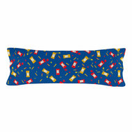 Kussensloop HappyFriday Baleno Teen Blue Hotdog Multicolour 45 x 110 cm 1