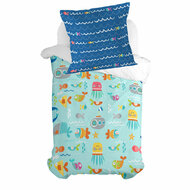 Kussensloop HappyFriday Moshi Moshi Sea Life Multicolour 80 x 80 cm 4