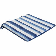 Stoelkussen Home ESPRIT Blauw Wit 38 x 38 x 2 cm 1