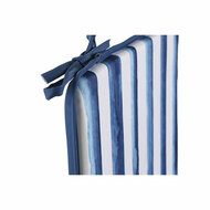 Stoelkussen Home ESPRIT Blauw Wit 38 x 38 x 2 cm 2