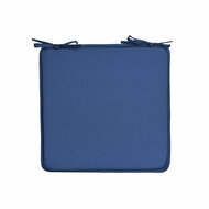 Stoelkussen Home ESPRIT Blauw Wit 38 x 38 x 2 cm 3