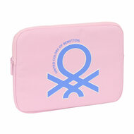 Laptophoes Benetton Pink Roze (31 x 23 x 2 cm) 1