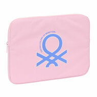 Laptophoes Benetton Pink Roze (34 x 25 x 2 cm) 1