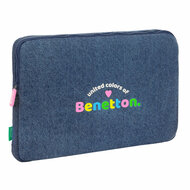 Laptophoes Benetton Denim Blauw 15,6&amp;apos;&amp;apos; 39,5 x 27,5 x 3,5 cm 1