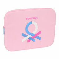 Laptophoes Benetton Pink Roze 15,6&amp;apos;&amp;apos; 39,5 x 27,5 x 3,5 cm 1