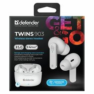 In-ear Bluetooth oordopjes Defender TWINS 903 Wit Multicolour 7