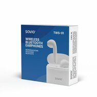 In-ear Bluetooth oordopjes Savio TWS-01 Wit 5