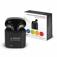 In-ear Bluetooth oordopjes Savio TWS-02 Zwart Grafiet 2