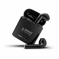 In-ear Bluetooth oordopjes Savio TWS-02 Zwart Grafiet 3