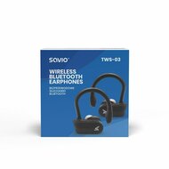 In-ear Bluetooth oordopjes Savio TWS-03 Zwart Grafiet 4