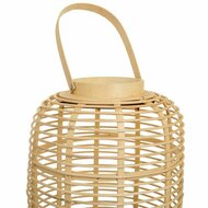 Lantaarn Alexandra House Living Natuurlijk Bamboe Rotan 29 x 48 x 29 cm 4