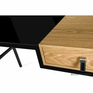 Bureau Unique LESTE JSBG-142-1 Zwart Staal 120 x 76 x 60 cm 2