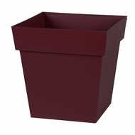 Bloempot Ecolux Toscana Rood Bordeaux 32 x 32 x 32 cm 2