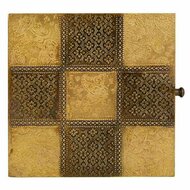 Juwelenkistje Alexandra House Living Donkerbruin Blik Mangohout Hout MDF 20 x 7 x 20 cm 6