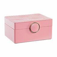 Juwelenkistje DKD Home Decor Roze Hout MDF 23 x 17 x 10 cm 3