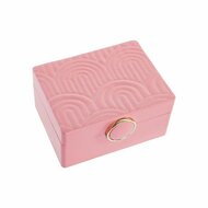 Juwelenkistje DKD Home Decor Roze Hout MDF 23 x 17 x 10 cm 4