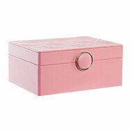 Juwelenkistje DKD Home Decor Roze Hout MDF 17 x 13 x 8,5 cm 3