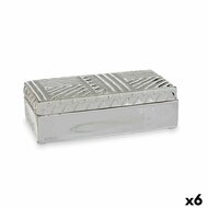 Juwelenkistje Zilverkleurig Keramisch 10,2 x 6,3 x 20,5 cm (6 Stuks) 1