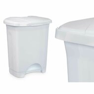 Pedaalemmer Wit Plastic 10 L (8 Stuks) 2