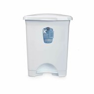 Pedaalemmer Wit Plastic 10 L (8 Stuks) 3