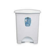 Pedaalemmer Wit Plastic 30 L (4 Stuks) 3