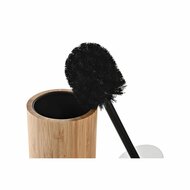 Toiletborstel DKD Home Decor Zwart Natuurlijk Bamboe 10 x 10 x 36,8 cm 2