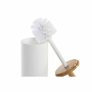 Toiletborstel DKD Home Decor 9 x 9 x 35,5 cm Natuurlijk Wit Polypropyleen 2