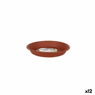 Bloempot schaal Dem Greentime Bruin &oslash; 14 x 2 cm (12 Stuks) 1