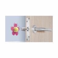 Deurstopper Inofix Bloem Deuren Sticker Roze PVC 3