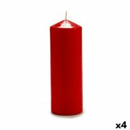 Kaars 20 cm Rood Was (4 Stuks) 2