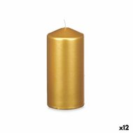 Kaars Gouden 7 x 15,5 x 7 cm (12 Stuks) 1