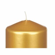 Kaars Gouden 7 x 15,5 x 7 cm (12 Stuks) 3