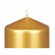 Kaars Gouden 7 x 20 x 7 cm (12 Stuks) 3