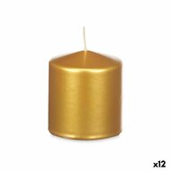 Kaars Gouden 9 x 10 x 9 cm (12 Stuks) 1