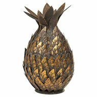 Kandelaar Alexandra House Living Gouden Ijzer 18 x 28 x 18 cm ananas 3