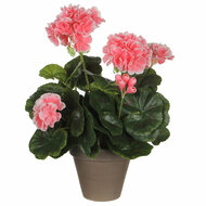 Decoratieve plant Mica Decorations PVC Geranium (11,5 x 33 cm) 1