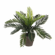 Decoratieve plant Mica Decorations Keramisch Palmboom (11,5 x 33 cm) 1