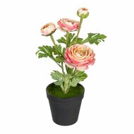 Decoratieve plant Polyester Polyethyleen Ijzer Bloem 11 x 11 x 36 cm 1