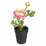 Decoratieve plant Polyester Polyethyleen Ijzer Bloem 9,5 x 9,5 x 29 cm 1