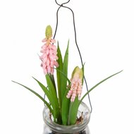 Decoratieve plant Polyester Polyethyleen Ijzer 5,5 X 5,5 X 21 CM 2