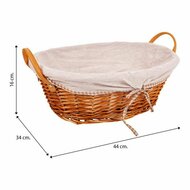 Mandenset Alexandra House Living Natuurlijk vlechtwerk Wilgenhout 38 x 29 x 14 cm 34 x 16 x 44 cm 31,5 x 23,5 x 12 cm 3 Onderde