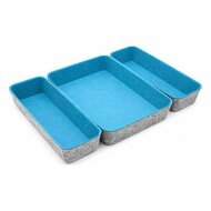 Mandenset Confortime 3 Onderdelen Vilt 28 x 20,5 x 5,3 cm (3 Onderdelen) (6 Stuks) 2