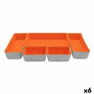 Mandenset Confortime 5 Onderdelen Vilt 27,5 x 20 x 5,3 cm (5 Onderdelen) (6 Stuks) 1