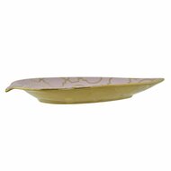 Tafeldecoratie DKD Home Decor 27,5 x 16 x 3 cm Roze Gouden Orientaals Verchroomd Blad van een plant 2